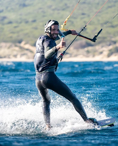 Curso de iniciación de kitesurf tarifa